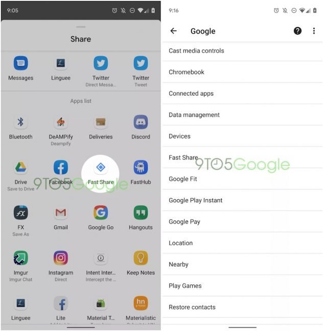 fast share android Zatím skrytá funkce Fash Share na Androidu