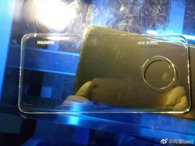 Kryt pro Huawei Mate 30 Pro prozrazuje podobu fotoaparátu