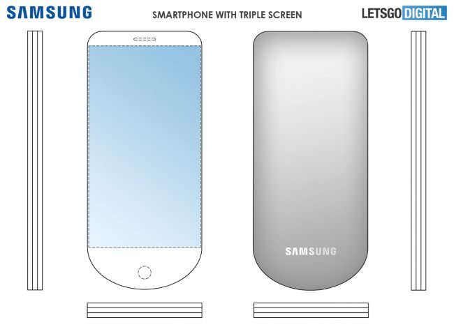 samsung smartphone tri displeje 3