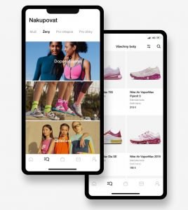 Nike aplikace