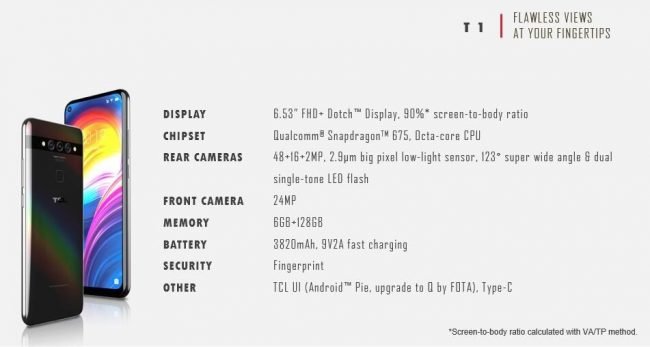 tcl t1 leaked image