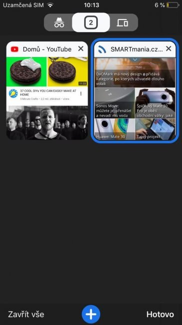 Google Chrome na iOS