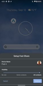 Fast Share - redesign sdílení souboru
