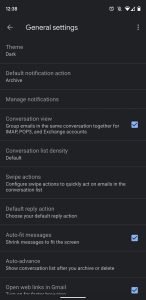 gmail dark theme 2 9to5