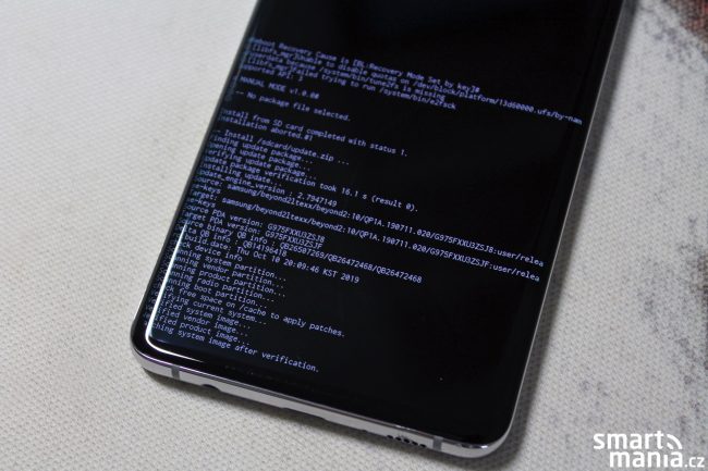 Galaxy S10 microSD update Android 10