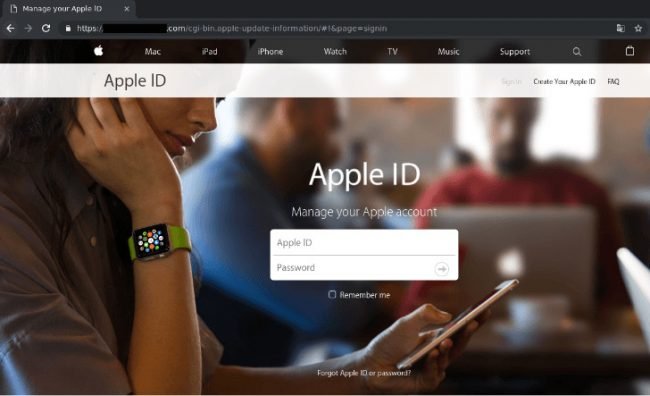 icloud phishing