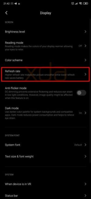 miui 120 hz 1