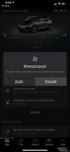 Usednout do studeného auta? To patří minulosti. Z aplikace si vůz vytopíte předem.