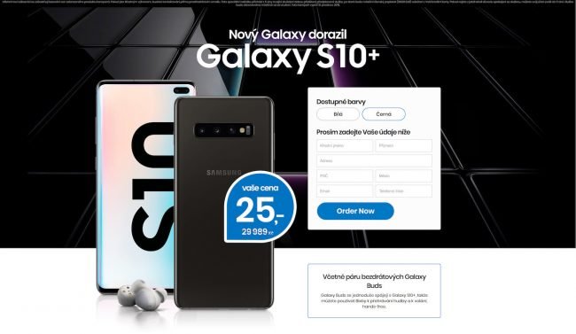 Galaxy S10 podvod Galaxy S10 podvod