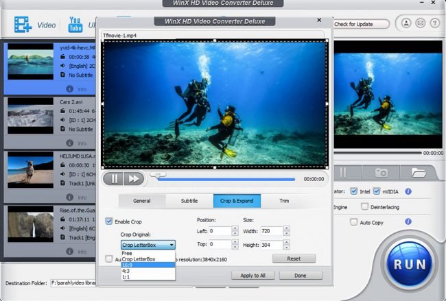 WinX HD Video Converter Deluxe 1