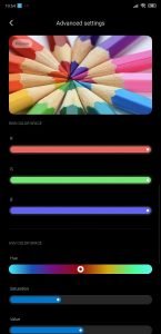 Xiaomi MIUI 11 advanced display 2