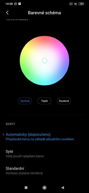 Xiaomi colors settings 1