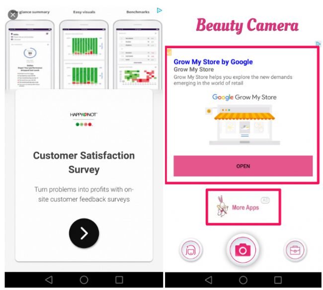 ads in beauty camera