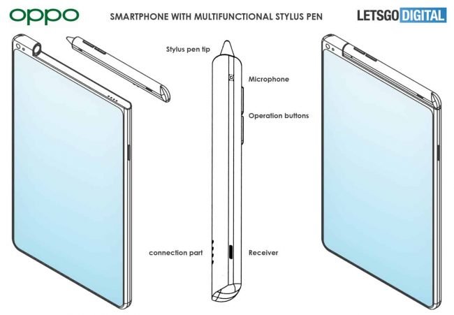 Oppo stylus patent