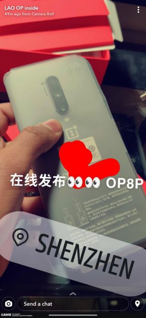 oneplus 8 pro leaked photo oneplus 8 pro leaked photo