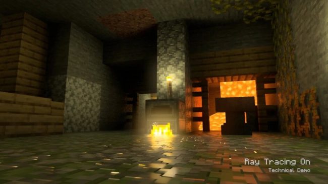 Xbox Series X Minecraft ray tracing 2