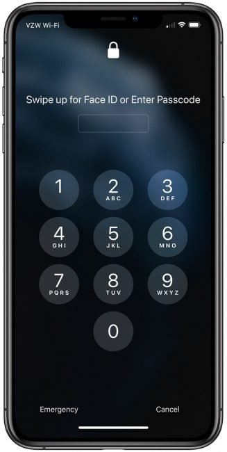 iphone facemask passcode
