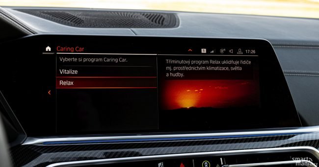 BMW X6 udělá pro svou posádku cokoliv. V nabídce má i relaxační programy. BMW X6 udělá pro svou posádku cokoliv. V nabídce má i relaxační programy.