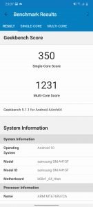 Samsung Galaxy A41 screenshot 20