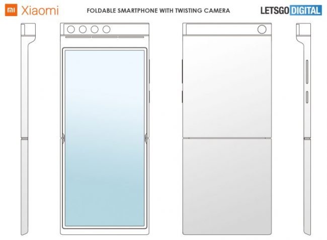 Xiaomi skladaci telefon otocny fotoaparat