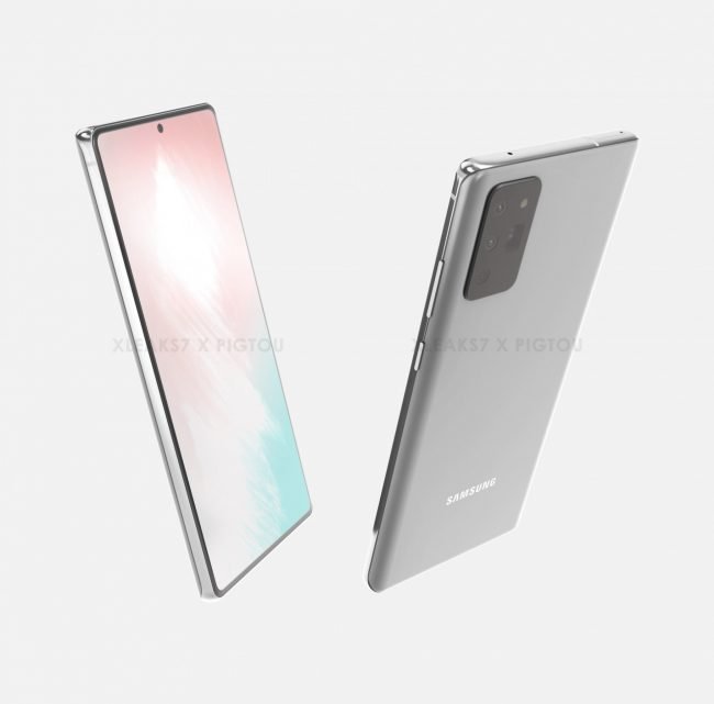 samsung galaxy note 20 sides