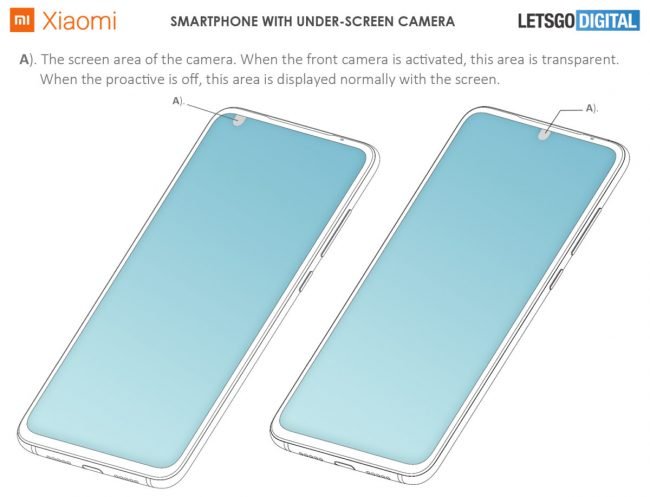 xiaomi under display camera 2