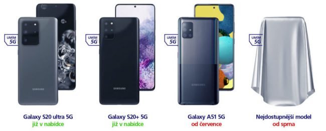 O2 5G telefony