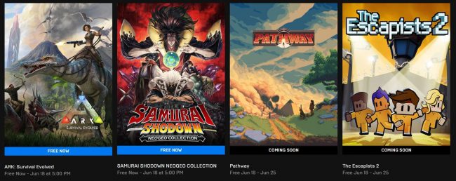 epic games store free