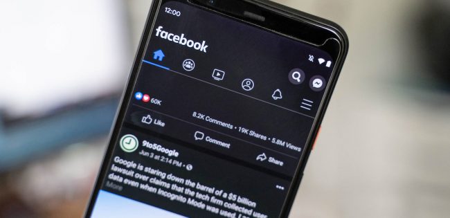 facebook dark mode facebook dark mode