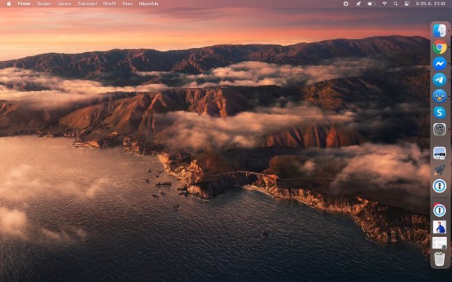 macOS 11 plocha macOS 11 plocha