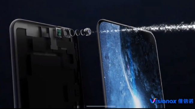 visionox in display selfie cameras