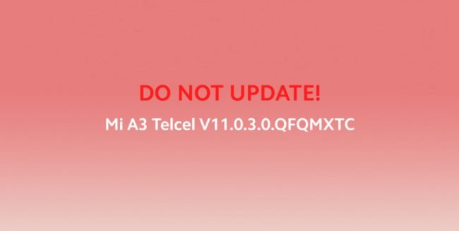 xiaomi a3 telcel