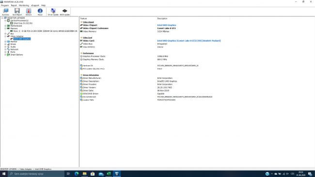 HP probook 440 g7 hwinfo gpu