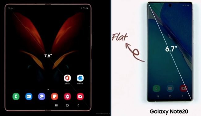 fold 2 vs note 20