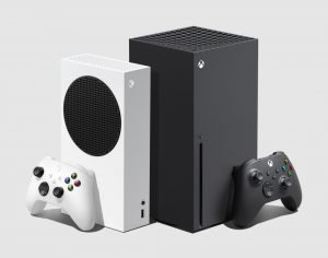 Still Image Console Family 2 Back to Back Consoles Controllers