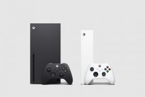 Still Image Console Family 3 Front Facing Consoles Controllers