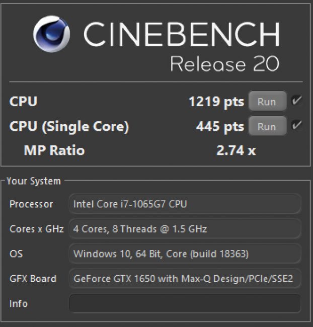 cinebench cinebench