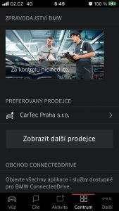 BMW 840i aplikace