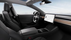 Tesla Model 3 interier