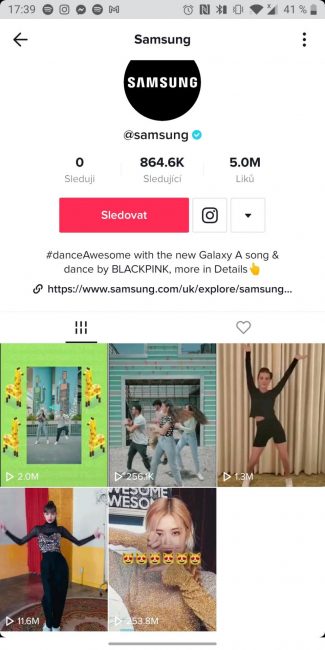 Samsung TikTok