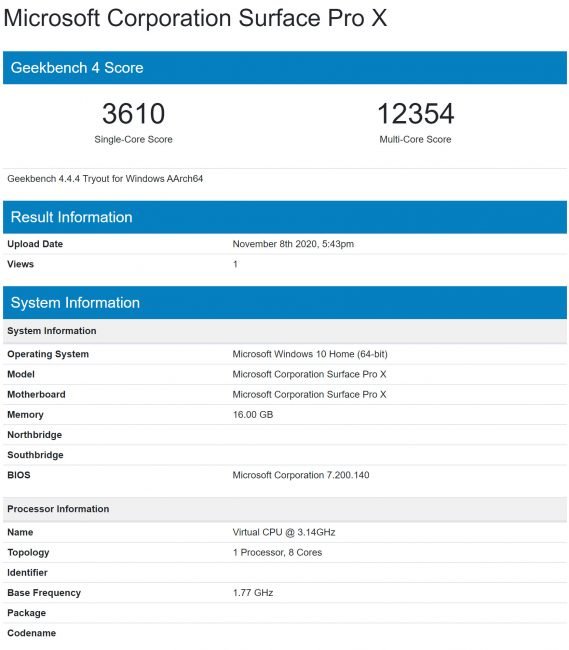 geekbench 4 cpu arm