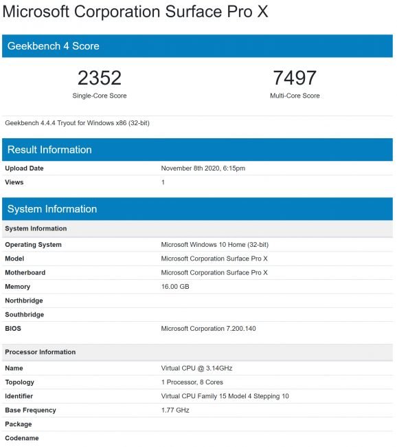 geekbench 4 cpu virtual