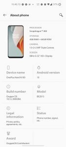 oneplus nord n100 2