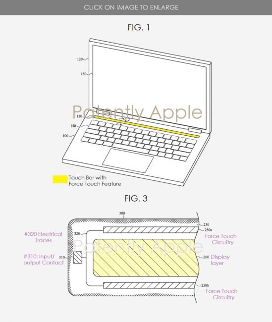 patent force touch apple