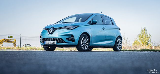 Renault ZOE 17 Dojezd je více než dostatečný. I v zimě ujede přes 300 km.