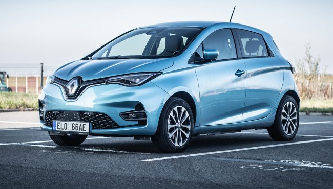 Renault Zoe zepředu Renault Zoe zepředu