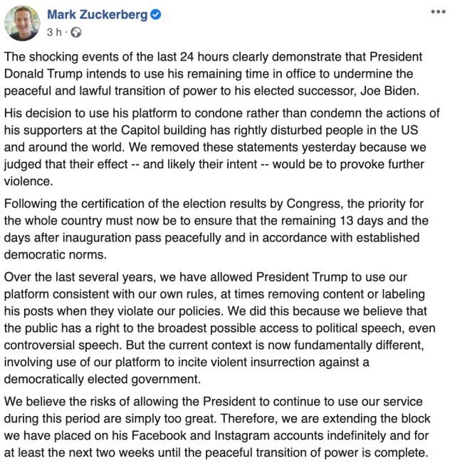 facebook trump zuckerberg