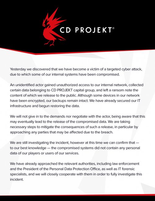 cd projekt red utok 2
