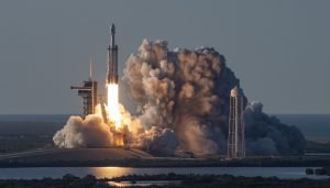 falcon heavy spacex nahled