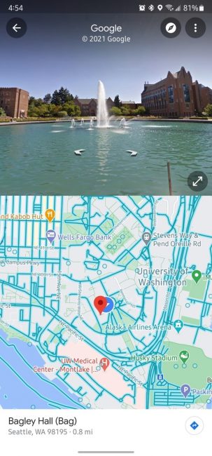 google maps street view split screen 1